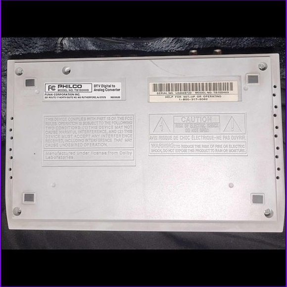 Philco DTV Digital to Analog Converter Set Top Box - Picture 4 of 4